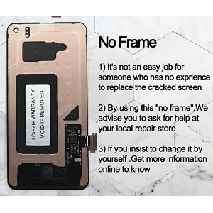 Samsung Galaxy S10E G970FU LCD Touch Screen AMOLED Display Digitize Assembly Replacement