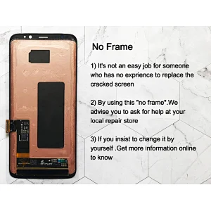 Amoled Display with frame SAMSUNG Galaxy S8 G950F G950FD LCD Repair