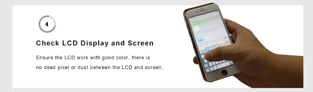 check LCD Display and screen