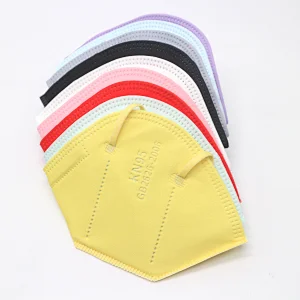 Colorful earloop custom respirator face covering mouth  Kn95 mask masking machine