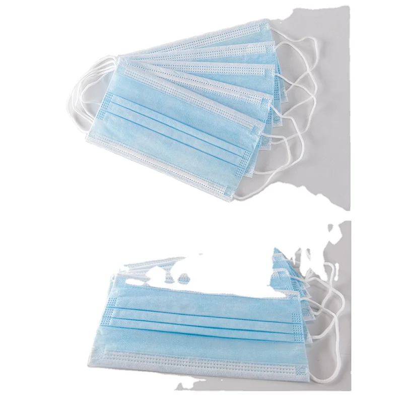 daily protective disposable  3 ply mask with meltblown cloth