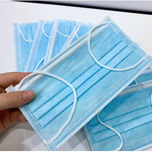 daily protective disposable  3 ply mask with meltblown cloth