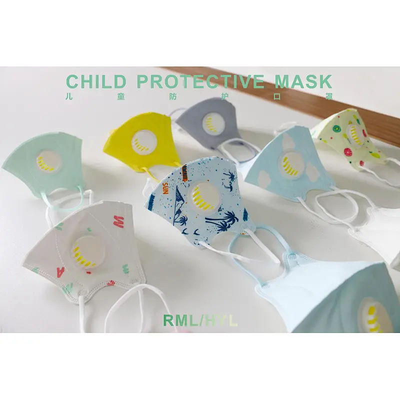 Children children pink face covering reusable mask face KN95 mask