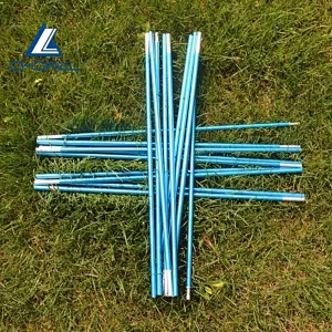 Double aviation aluminum alloy tent pole 7001/ tent bracket