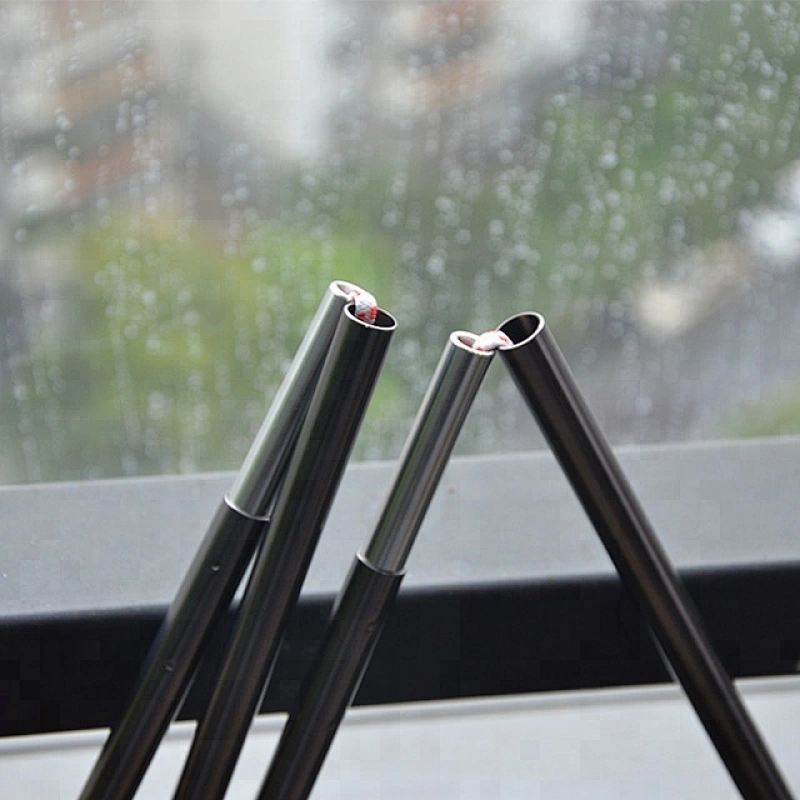 Black Anodizing 11mm 13mm 30mm Flexible Alloy Aluminium Tent Pole 7001 t6