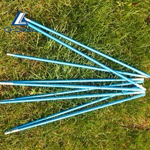 Double aviation aluminum alloy tent pole 7001/ tent bracket