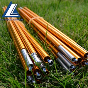 Tent pole for outdoor camping with 7001 aviation material