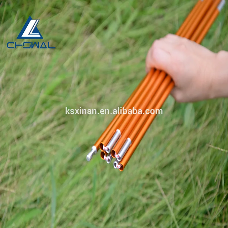Four side tent poles accessories aluminum tent pole