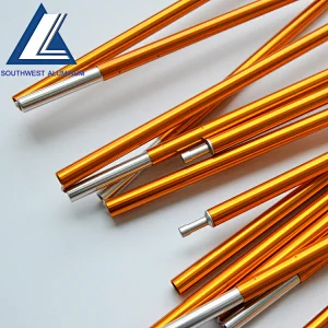 Tent pole for outdoor camping with 7001 aviation material