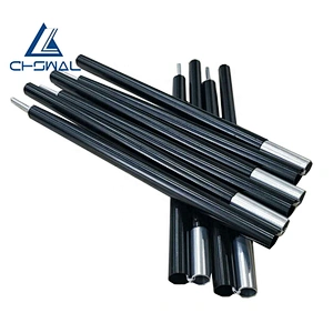 Black Anodizing 11mm 13mm 30mm Flexible Alloy Aluminium Tent Pole 7001 t6