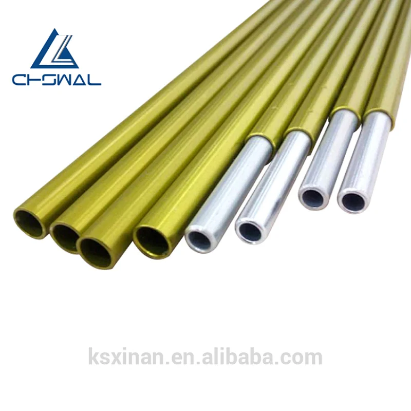 Custom aluminum adjustable tent pole , folding tent pole
