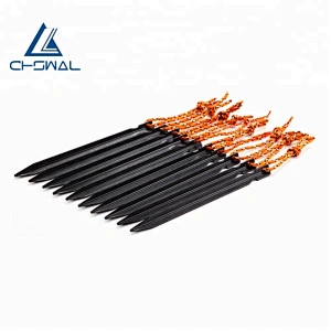 Outdoor Aluminum Alloy Tent Stakes Durable Beach Sand Tent Peg