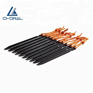 Outdoor Aluminum Alloy Tent Stakes Durable Beach Sand Tent Peg