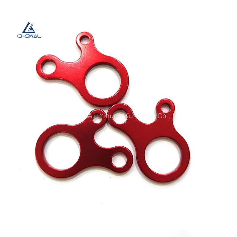 Carabiner outdoor 3 holes fast knotting tool tent adjustment buckle snail wind rope buckle