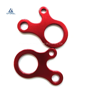 Carabiner outdoor 3 holes fast knotting tool tent adjustment buckle snail wind rope buckle