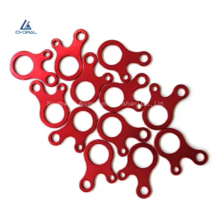 Carabiner outdoor 3 holes fast knotting tool tent adjustment buckle snail wind rope buckle