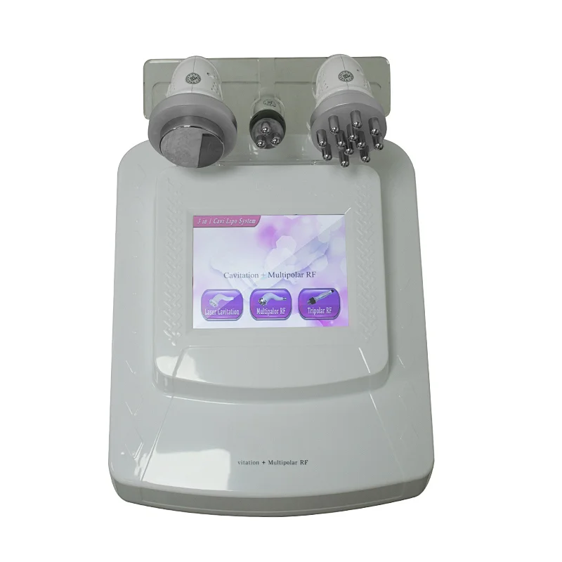 The new speed five in one weight loss instrument ultrasonic cavitation burst fat instrument
