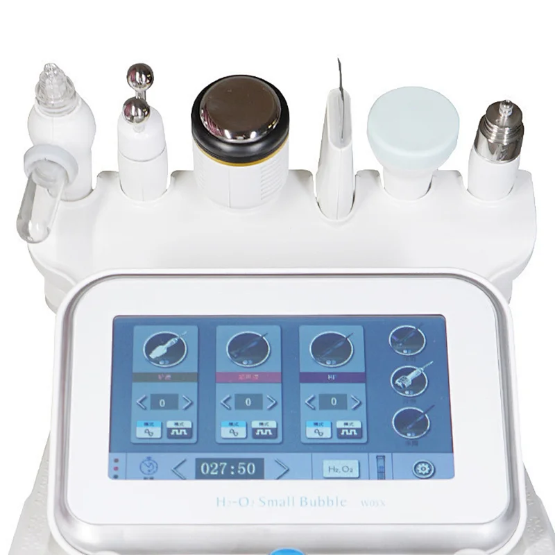 6 in 1 hydrogen oxygen small bubbles for facial cleaning and wrinkle remover machine