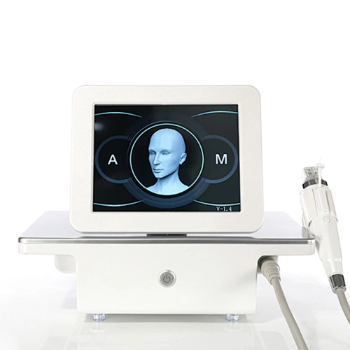 Vertical type Gold RF microneedle fractional therapy system beauty machine with CE,ROHS certifications