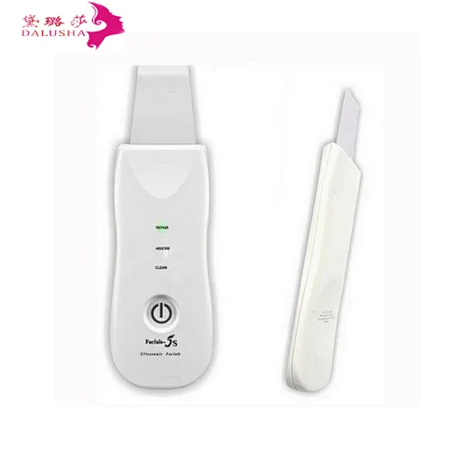 Shovel skin machine mini ultrasonic skin scrubber device / scrubber facial clean /absorb /repair skin care machine for home use