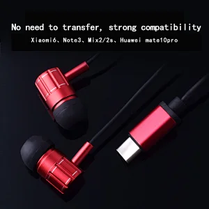 type-c in-ear earphone