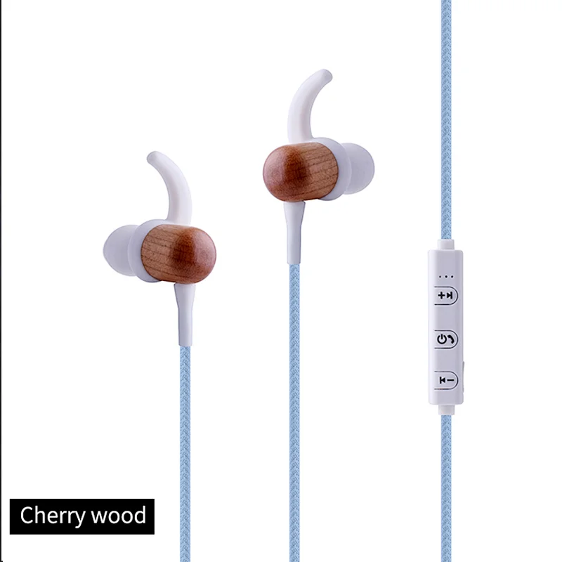 Wooden wireless woodpods VI bluetooth earphone