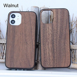Estuche de madera atractivo para iPhone x de madera adecuado para Apple xsmax / XR estuche protector TPU carcasa de madera de bambú claro