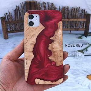 Apple Samsung resin stabilized wooden case for iPhone 11pro