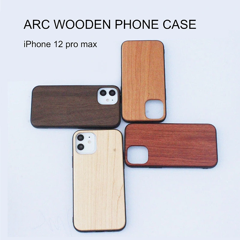 Estuche de madera atractivo para iPhone x de madera adecuado para Apple xsmax / XR estuche protector TPU carcasa de madera de bambú claro