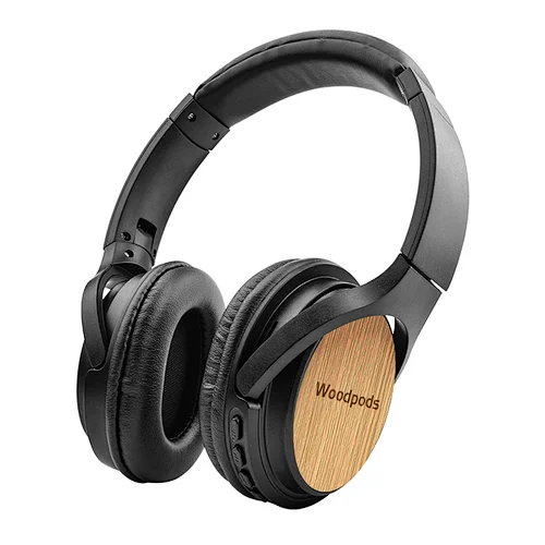 Woodpods IX wooden bluetooth headphone