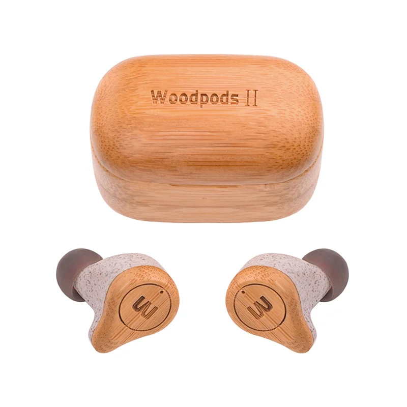 Woodpods II Mini tws buletooth wooden earbuds