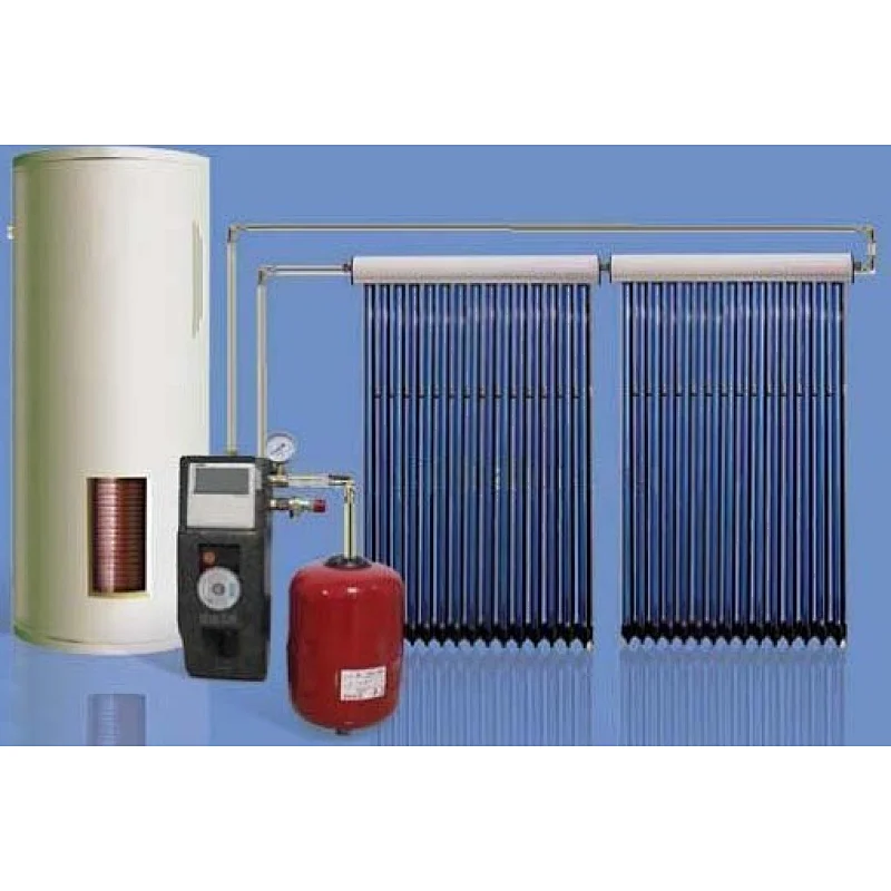 Seperated pressure bearing type single copper coil tank system