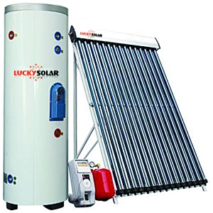 Tipo de aquecimento direto do sistema solar com rolamento de pressão separado