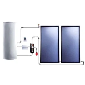 Split pressurized Solar Sytem Flat Plate Type