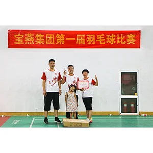 Company badminton game