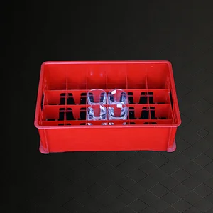24 cups plastic box/crate