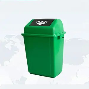 15 20 30 40 60 Liters plastic swing top bins