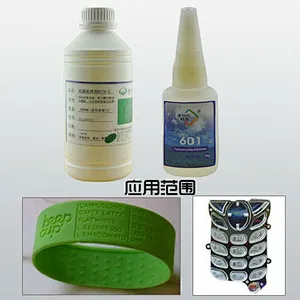 High adhesion low whitening and hardening silicone fast dry glue for P+R products