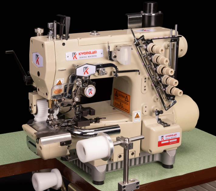 Small Cylinder-bed Interlock Sewing Machine With Auto Pneumatic Trimmer & Thread Wiper