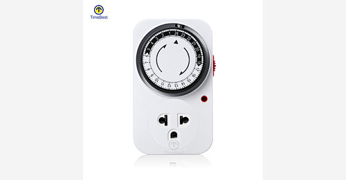24 Hours Clock 15 Minutes Industrial Mechanical Light Socket Timer from ...