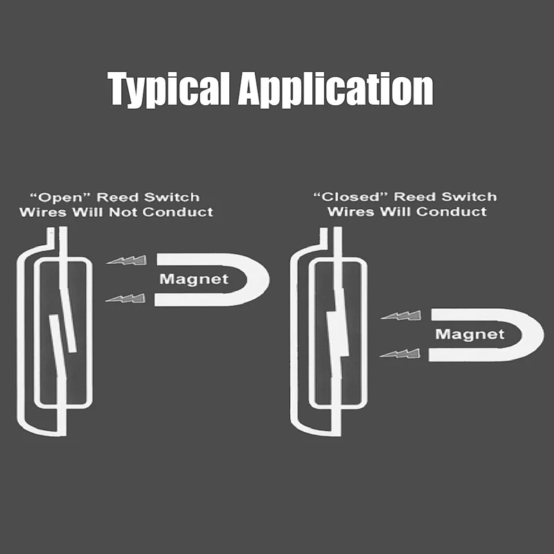 Beelee 16mm reed switch normally closed reed for PCB DONGGUAN