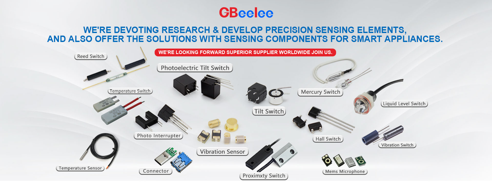 Beelee,Vibration sensor,tilt sensor,hall sensor,reed switch,Temperature sensor,Proximity Switch,liquid level switch,Photoelectric tilt switch,Vibration switch,shock sensor,Buzzer,Potentiometer,Button switch,Micro swithc,Tact switch