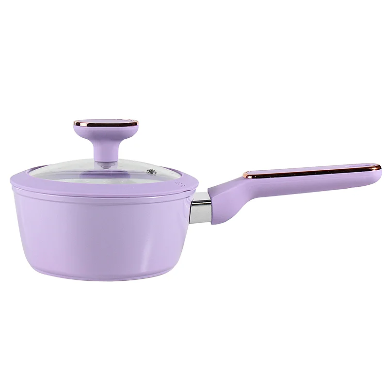 white ceramic coating cookware set enamel casserole cookware set ...