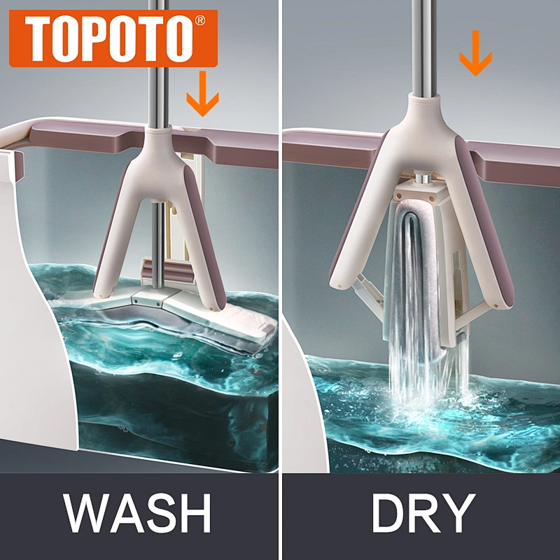 TOPOTO Innovative Design 3RD Generation Magic PVA Mop Bucket Set