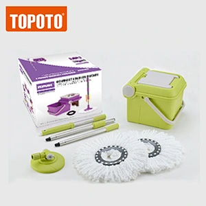 TOPOTO Online Shopping Mop Folding Bucket Magic Spin Mop