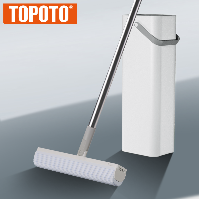 TOPOTO Newest Design House Cleaning Mini PVA Mop Bucket Set