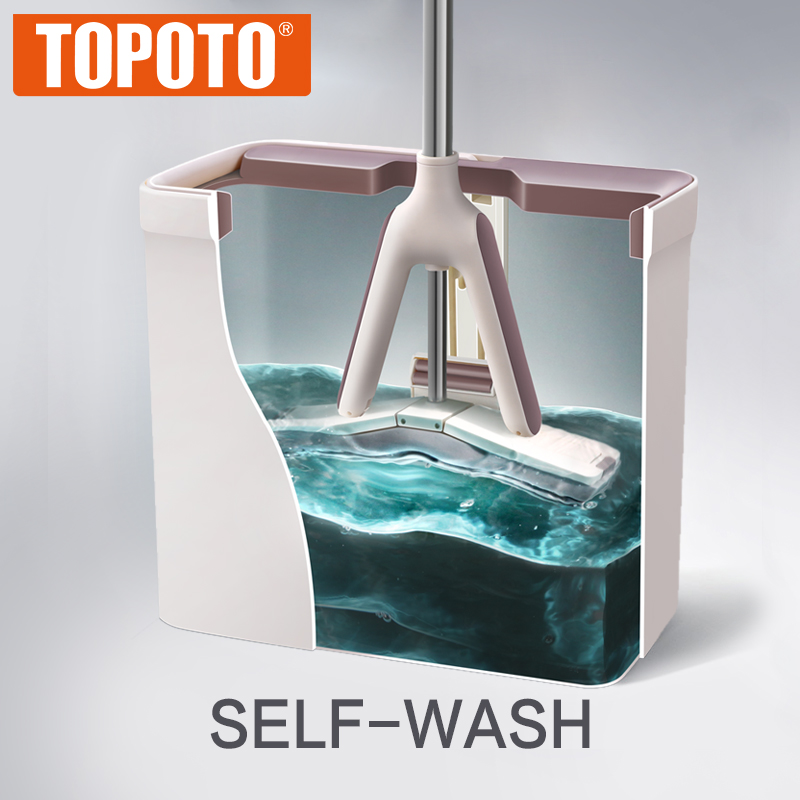 TOPOTO Innovative Design 3RD Generation Magic PVA Mop Bucket Set
