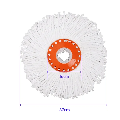 TOPOTO Magic Floor Cleaning Spinning Microfiber Mop Head, Mop Pad, Mop Refill