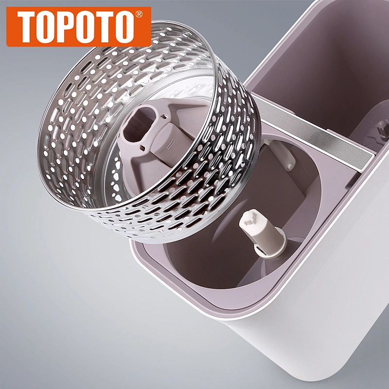 TOPOTO New Design Green Mop Microfiber Floor Mop, Spin Cleaning Mop