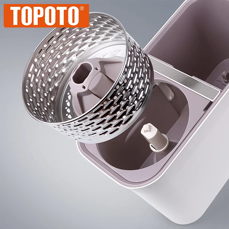 TOPOTO New Design Turbo Mop Stainless Steel Mop Bucket